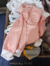 舒贝怡2件装婴儿衣服新夏季薄款连体衣宝宝新生儿童哈衣爬服粉色 59CM 实拍图