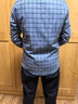 杉杉加绒衬衫男  中年纯棉格子衬衣男商务休闲 A1188-1加绒款 40  实拍图
