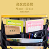 得力（deli）【超级爆款】挂书袋课桌书挂袋 升级款书桌边挂袋书袋 学生书本收纳神器 黑色加厚款开学必备 实拍图