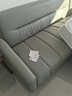新款钢琴键猫爪皮折叠沙发多功能直排布艺网红懒人出租房小沙发床 【猫爪皮】浅灰色 钢琴款 140cm 含扶手不送抱枕 海绵款 实拍图