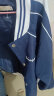 NASA LEAP棒球服外套女秋春秋2022新款设计感小众宽松百搭长袖上衣ins 藏青色(春秋薄款) M 建议（90-110斤） 实拍图