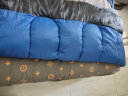 北极狼 BeiJiLang 睡袋成人户外旅行冬季四季保暖室内露营拼接双人隔脏棉睡袋2.3KG蓝色 实拍图