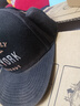 LACKPARD帽子大头围男士棒球帽显脸小鸭舌帽户外遮阳帽平沿帽檐嘻哈街舞 黑色 均码 可调节 实拍图