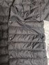 鸭鸭（YAYA）佟丽娅同款轻薄羽绒服男女同款短款休闲内胆薄款冬季保暖防寒外套 灰色-YE3C700311Y M 实拍图
