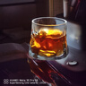 伽嗒【可选底座】威士忌酒杯创意旋转杯加厚玻璃洋酒杯烈酒转转杯不倒翁设计冰川喝酒杯网红饮料杯子 网格+冰川+竖纹【3个装】 实拍图