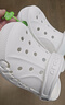 卡骆驰（CROCS）洞洞鞋贝雅男鞋女鞋轻便耐磨一脚蹬拖鞋休闲鞋|10126 白-100 36 /37(220mm) 实拍图