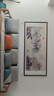 佳得雅新中式客厅装饰画沙发背景墙壁画字画山水画靠山图办公室风景挂画 流水生财A1 95*251cm宣纸锦绫+有机玻璃+胡桃色实木框（大气款） 实拍图