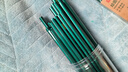 京东京造HB绿杆绘图铅笔50支装 经典六角原木木杆铅笔 儿童学生考试美术绘画素描写字练字开学文具 实拍图