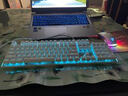 MUMRE牧马人K100机械键盘鼠标套装电竞吃鸡游戏三件套笔记本台式电脑有线外接键鼠套装外设 象牙白-青轴【全白冰蓝光】 实拍图