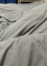 海澜之家（HLA）床上四件套全棉水洗棉套件100%纯棉活性印染裸睡亲肤被套床单枕套 星辰灰-四件套 被套200*230cm 实拍图