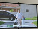快朵小屋72英寸16:9支架挂壁抗光两用幕布灰玻纤4K高清可移动免打孔投影仪幕布家用办公极米坚果当贝小米  实拍图