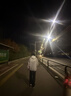 gxmy中帮板鞋休闲气垫篮球运动鞋街拍情侣鞋港风原宿防滑增高跑步鞋子 9005白灰色 43 标准码数 实拍图