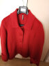 davis koko高端品牌 短款双面羊毛大衣女装冬季新款高端小个子羊毛呢外套 拉菲红 2XL 晒单实拍图