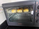 SUDISQR苏泊家用微波炉烤箱微蒸烤一体机多功能上下加热定时旋钮操作烘焙烤箱销售笫一名2025年新款热饭菜 三按钮台式[黑色]+十年质保22L 4管上下立体加热控温 实拍图