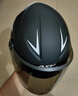 AXK电动车头盔3c认证男女士夏季摩托车半盔骑行电瓶车头盔四季通用 3C认证-哑黑【短茶镜】 实拍图
