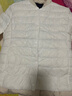 雪中飞羽绒内胆女轻薄羽绒服女短款新款内搭外穿修身 白色 XL (170) 实拍图