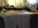 无印良品（MUJI）女式 麻 喇叭裤 裤子 长裤 休闲裤 宽版裤 阔腿裤BEG21A3S 淡黄色 XL(165/74A) 晒单实拍图