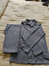红豆居家男士简约净色3A抑菌睡衣男亲肤纯棉家居服 大象灰 XL175/96A 实拍图
