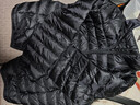 京东京造穿山甲轻薄羽绒服 立领白鸭绒户外秋冬外套短款男 黑色 XL 实拍图