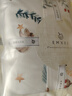 嫚熙（EMXEE）初生婴儿包被秋冬宝宝可拆卸新生儿抱被用品四季款 小狮子90*90cm 实拍图