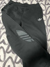 adidas情侣款经典宽松舒适抓绒束脚运动裤男女阿迪达斯官方三叶草 黑色 XL 实拍图