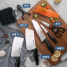 爱仕达（ASD）刀具便插系列不锈钢菜刀七件套RDG07K3WG家用多用刀水果刀套装 实拍图