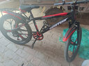 百士盾儿童自行车山地单车6-16岁以上学生减震双碟刹越野中小男女孩赛车 奢华版7速【三刀轮】黑红色 24寸丨适身高140-165丨 实拍图