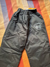雪中飞儿童羽绒裤冬季男童中大童加厚运动羽绒裤黑色140cm 实拍图