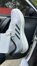 阿迪达斯 （adidas）男女运动鞋耐磨减震透气潮流休闲跑步鞋 亮白/一号黑/浅灰 41 实拍图
