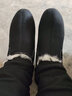 福盛祥老北京布鞋羊毛老人鞋软底防滑中老年妈妈女棉鞋老太太加厚棉靴子 黑色脚胖拍大一码 38 (240mm) 实拍图