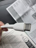 贝尔金（BELKIN）苹果数据线 PD快充 Type-C转Lightning充电线 MFi认证 iPhone手机充电线 2米白色 CAA003 实拍图