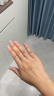 曼卡龙18K金戒指玫瑰金女款镶嵌锆石戒指礼物0.65-1.03g 13号 晒单实拍图