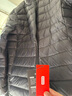 京东京造【air+零压羽绒】轻薄羽绒服男外套冬立领白鸭绒 曜石黑L 实拍图