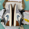 耐克NIKE篮球鞋男子AJ1乔1JORDAN 1运动鞋FZ5042-041灰白43 实拍图