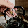 金镶玉煮茶套装 电陶炉玻璃煮茶壶煮茶器家用全自动围炉煮茶 叶落惊秋 实拍图