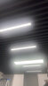 得焺办公室吊灯LED长条灯会议室办公灯吊线灯写字楼商场健身商业照明 黑色直角150*30-128W白光 实拍图