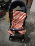 好孩子（gb）婴儿推车口袋车D306轻便折叠遛娃神器宝宝儿童推车可坐躺伞车 单向可坐-D306红条纹-五件套 实拍图