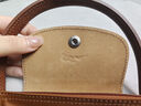 珑骧（LONGCHAMP）女包帆布短柄饺子包中号手提包礼物 干邑色 实拍图