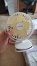 赛亿蓄电款USB小风扇/电风扇/小电扇/小台扇 办公宿舍床头车载用多功能台壁挂迷你台夹扇 FTB4-02 实拍图