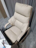 顾家家居座椅通风 电动可加热老板椅真皮办公家用电脑椅子按摩大班椅可躺 暮云白丨气动丨生态皮 （钢琴烤漆扶手+按键） 实拍图