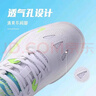 李宁（LI-NING）乒乓球鞋羽毛球鞋鹰眼2.0国家队比赛训练鞋 标准白/浅水蓝 41  实拍图