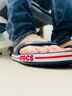 CROCS卡骆驰人字拖男夏季新款户外情侣沙滩鞋涉水鞋拖鞋男鞋凉鞋鞋子女 深蓝色 41-42 (260mm) 实拍图