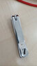 777（THREE SEVEN）韩国进口指甲刀单个指甲剪指甲刀中号斜口家用便携修脚刀美甲工具 大号平口271银色 实拍图