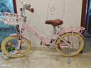 凤凰（Phoenix）儿童折叠自行车儿童自行车6-10岁公主车学生自行车凤凰儿童自行车 18寸莓莓粉丨辐条轮+可折叠+礼包 实拍图