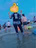 芭比防晒游泳衣女分体两件套保守显瘦长袖长裤潜水女士海边度假泳装 实拍图