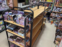 沐意 中岛柜多层可调节超市货架展示架便利店玩具礼品挂钩展柜货物架 单面中岛端头 层板款 实拍图