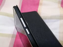 钦灵 华为荣耀平板2保护套皮套8英寸JDN-W09/JDN-AL00通话平板电脑保护套壳 金沙纹黑色+钢化膜 实拍图