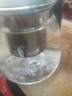 茶壶泡茶器整套茶具茶水分离玻璃耐热泡茶壶花茶套装茶漏 绿把一壶四杯 1000ml 实拍图