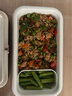 适盒（A4BOX） 保温饭盒加热饭盒电热饭盒热饭神器日式便当盒蒸饭器便携插电带饭神器智能加热饭盒 0.8L 植感绿（标配） 实拍图