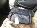 北慕新款大容量单肩包防泼水耐磨背包多口袋做生意包休闲男士斜挎包 灰色 实拍图